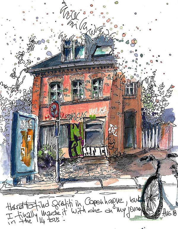 Sketching workshop in Copenhaguen